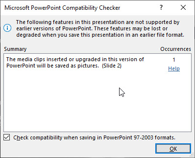 codec issues in powerpoint